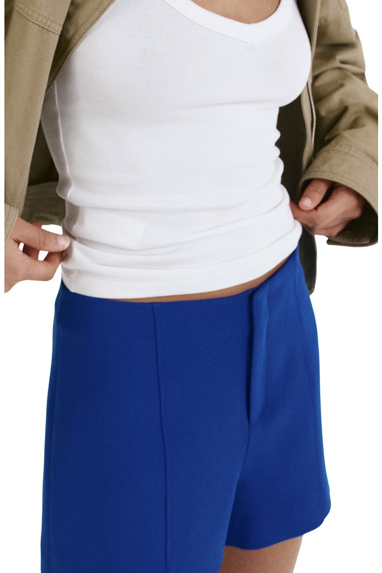 Front Seam Shorts, Alternate, color, BLUE