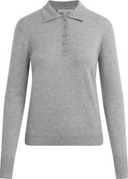 Favorite Daughter The Cleo Merino Wool Blend Henley Sweater