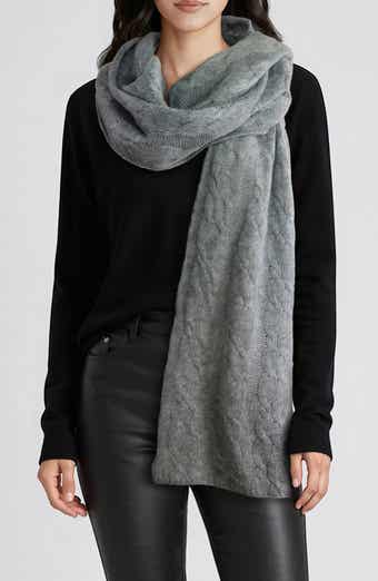Portolano Cashmere Cable Knit Scarf