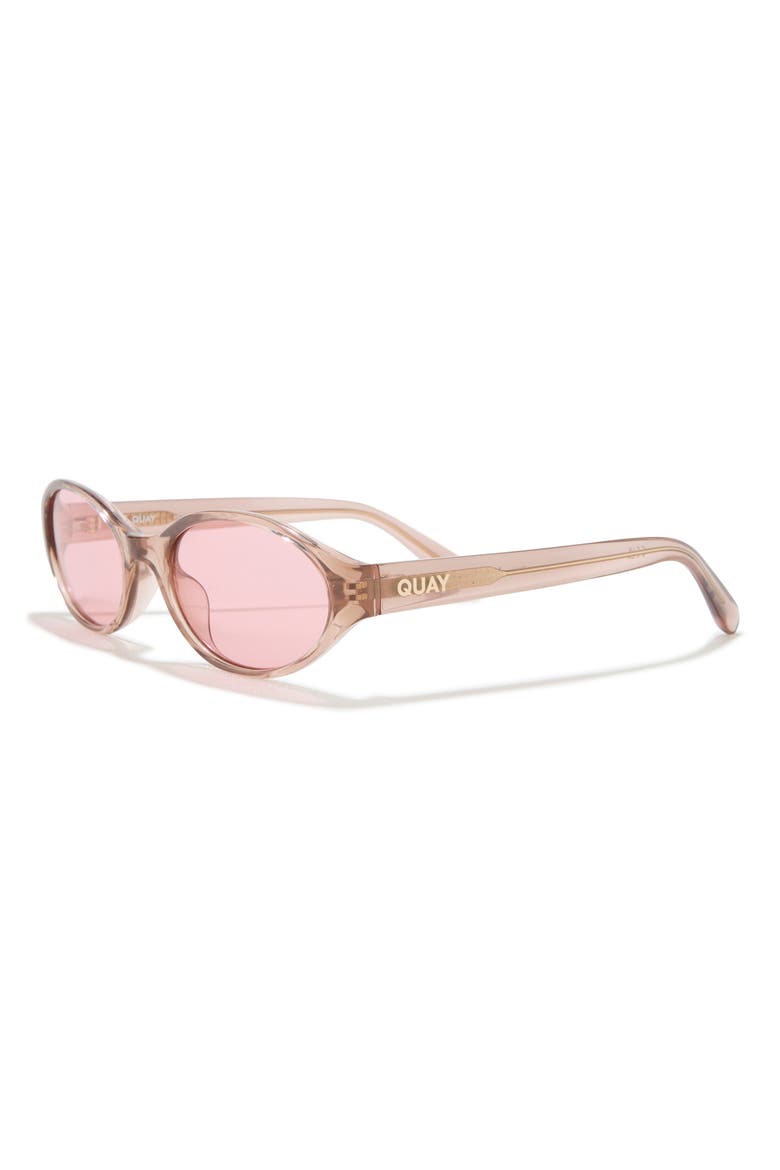 Aura Points 55mm Oval Sunglasses, Alternate, color, DOE/PNY