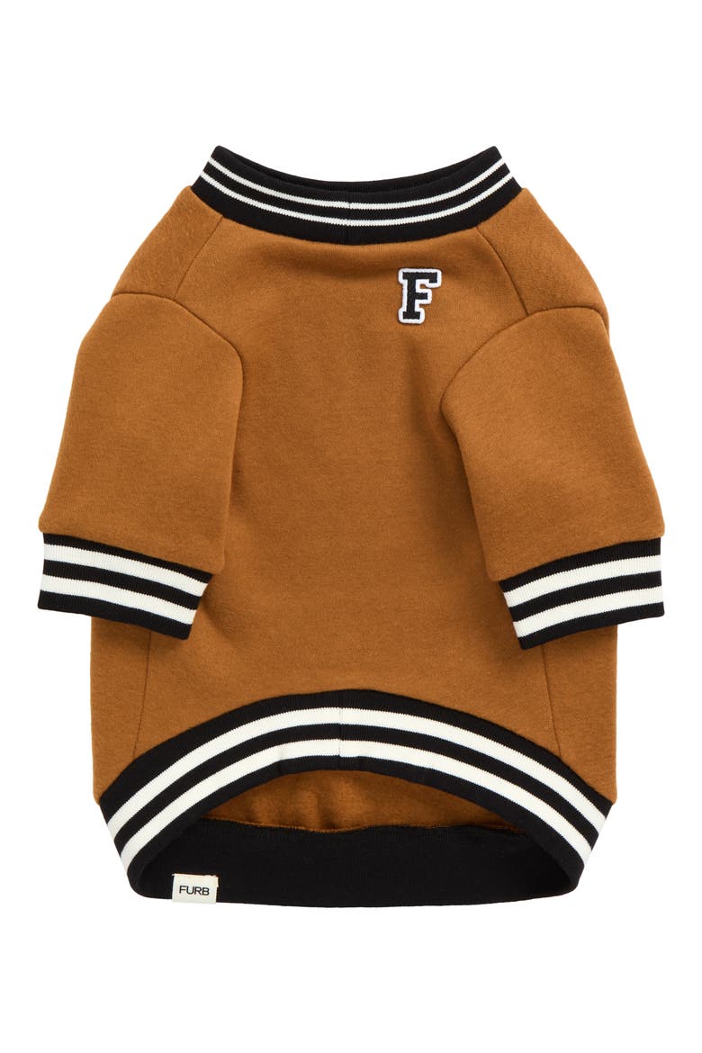University Pet Sweatshirt, Alternate, color, BROWN