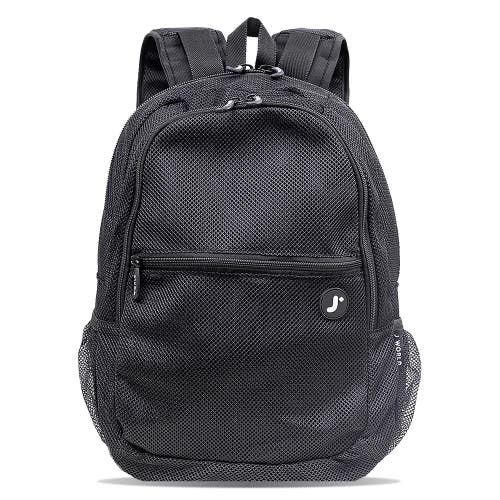 J World Mesh See-through Backpack for School in Black at Nordstrom