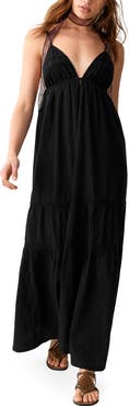 MANGO TEEN Embroidered Cotton Maxi Sundress