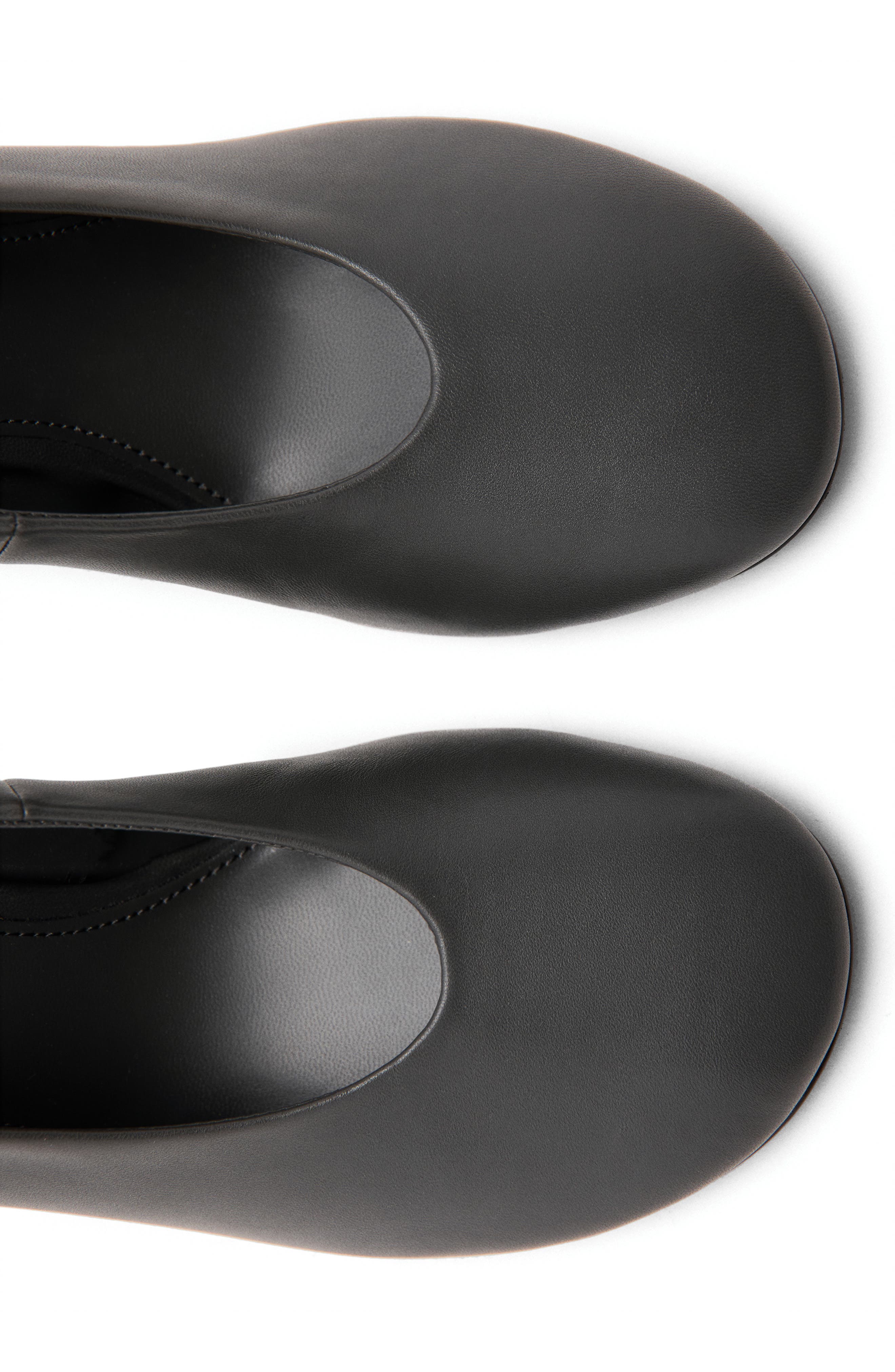 MANGO Round Toe Pump, Alternate, color, Dark Grey