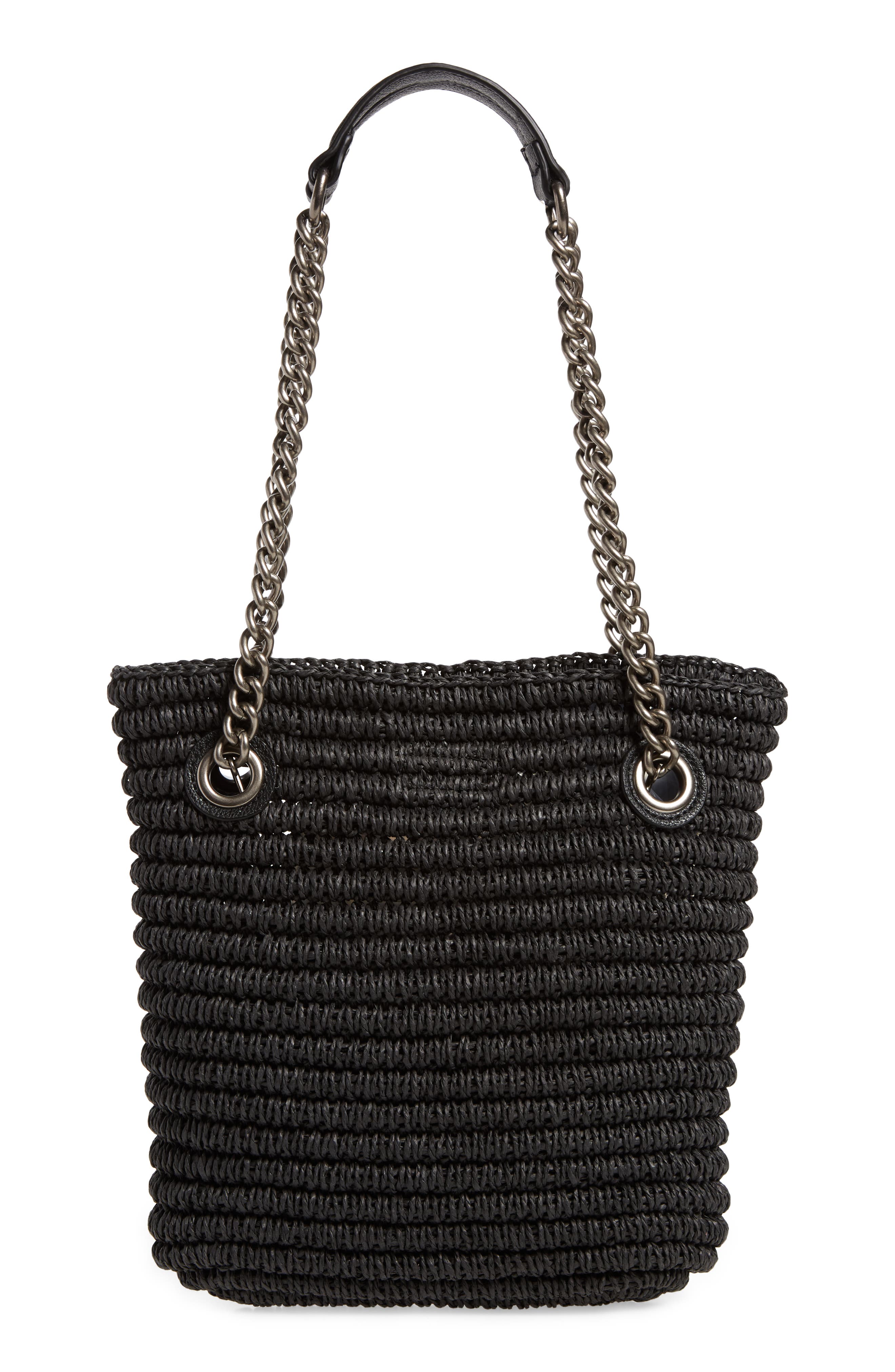 Kurt Geiger London Small Chelsea Raffia Tote, Alternate, color, 