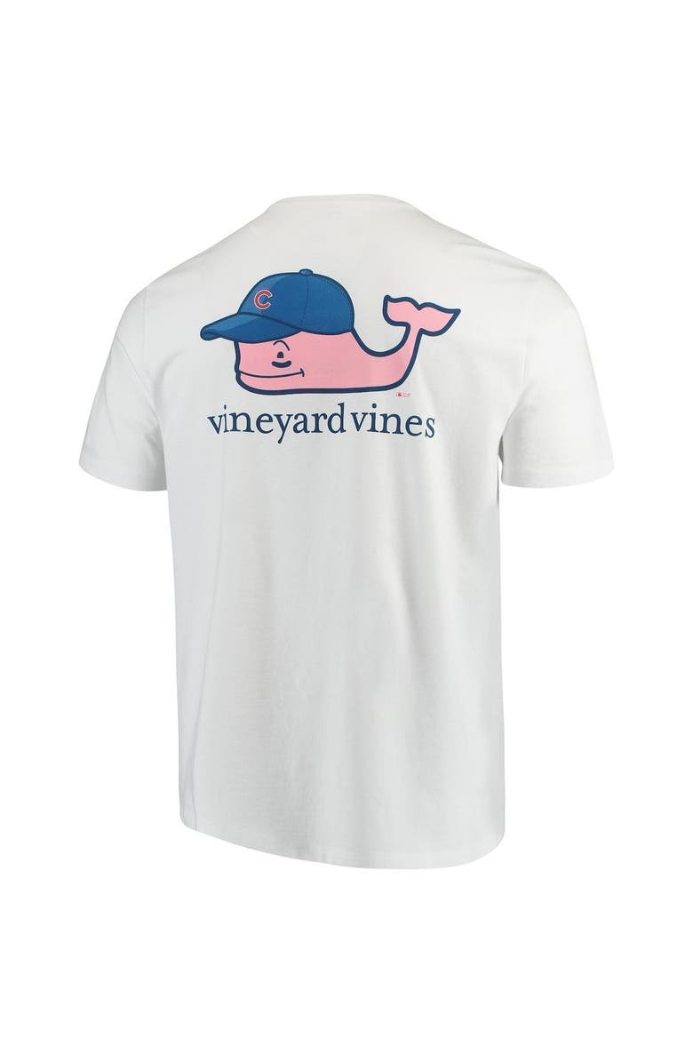 vineyard vines Men's Vineyard Vines White Chicago Cubs Baseball Cap T-Shirt, Alternate, color, 