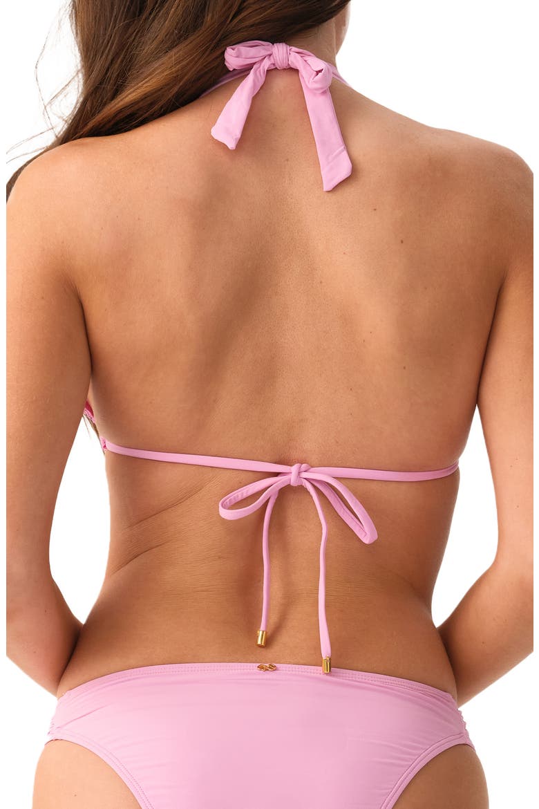 Lace Halter Neck Bikini Top, Alternate, color, WISTERIA