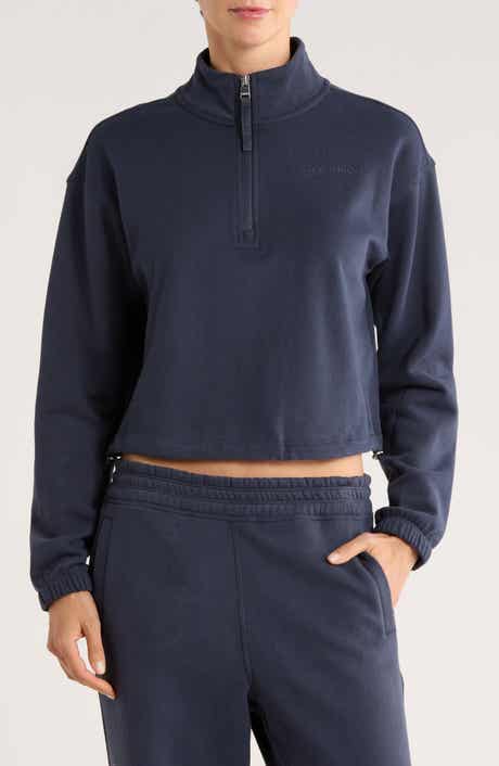 CALVIN KLEIN PERFORMANCE Mock Neck Half Zip Pullover