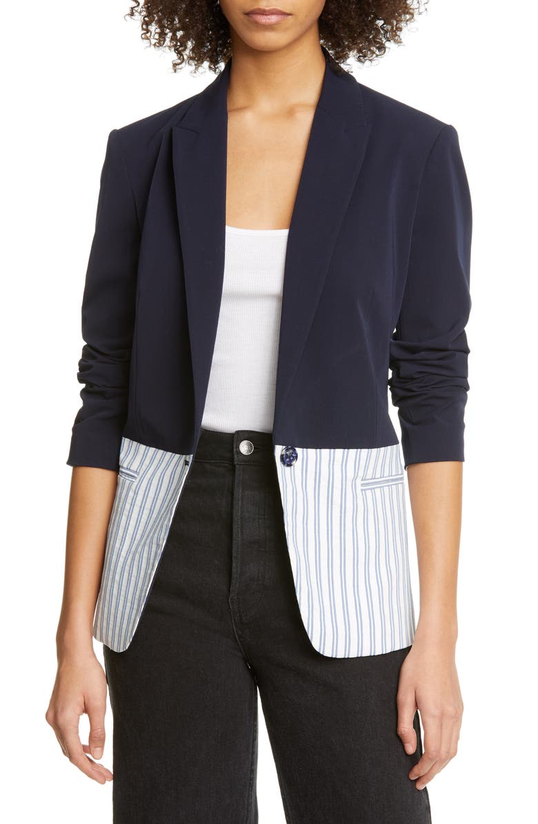 Tanya Taylor Darwin One Button Blazer, Main, color,