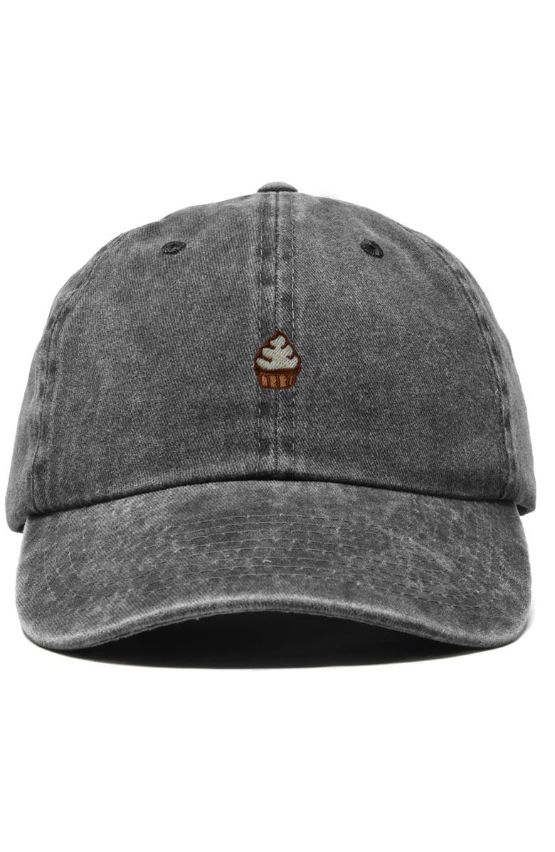 Dalix Cupcake Dad Cap, Main, color, Washed Black