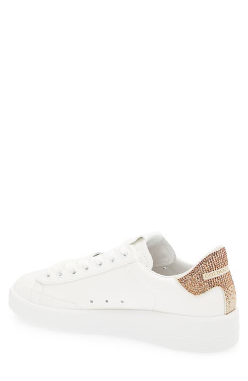Golden Goose Purestar Mixed Leather Low-top Sneakers In Multi