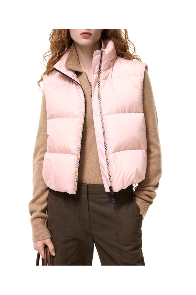 Detachable Sleeve Nylon Langdale Puffer Jacket, Alternate, color, Peony pink