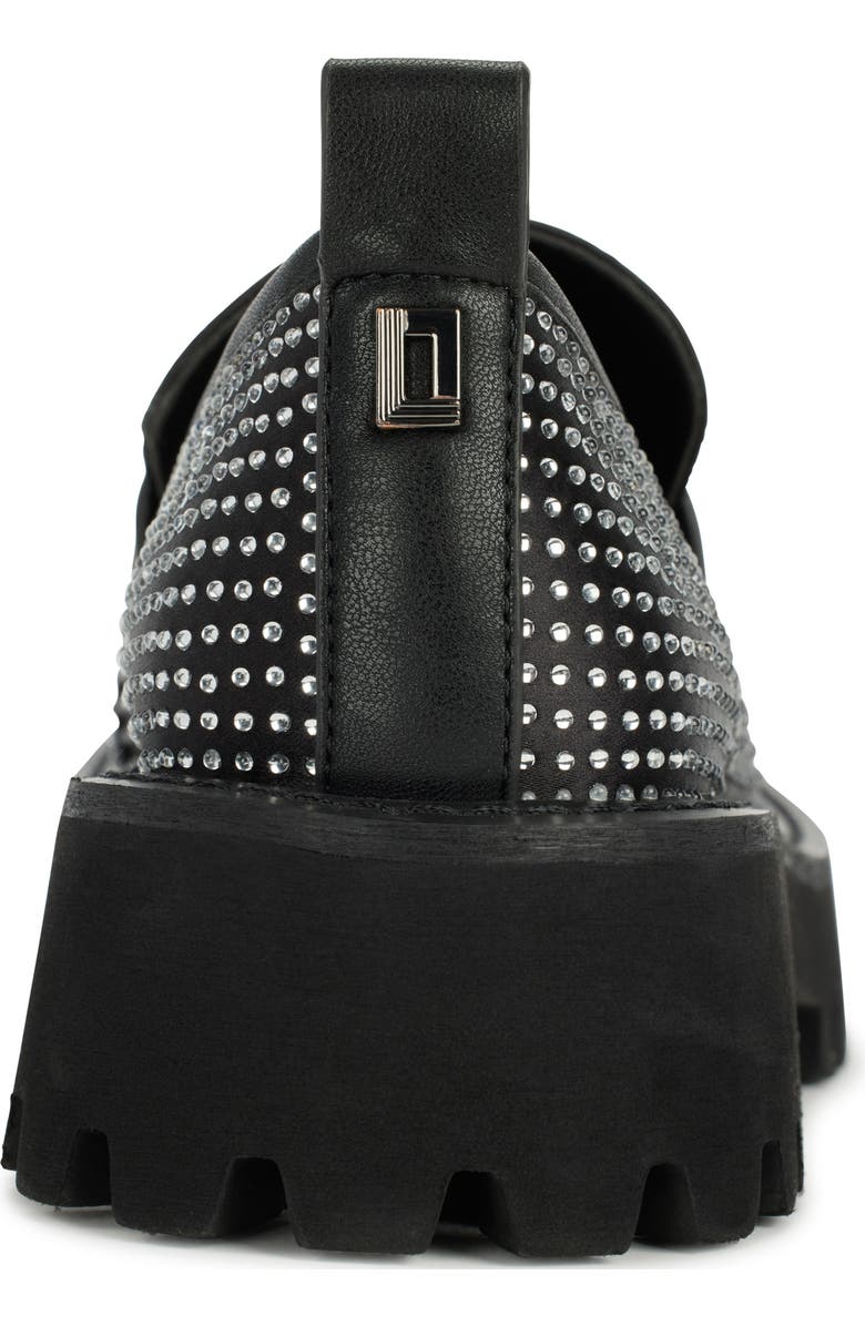 KARL LAGERFELD PARIS Grady Crystal Lug Sole Loafer, Alternate, color,