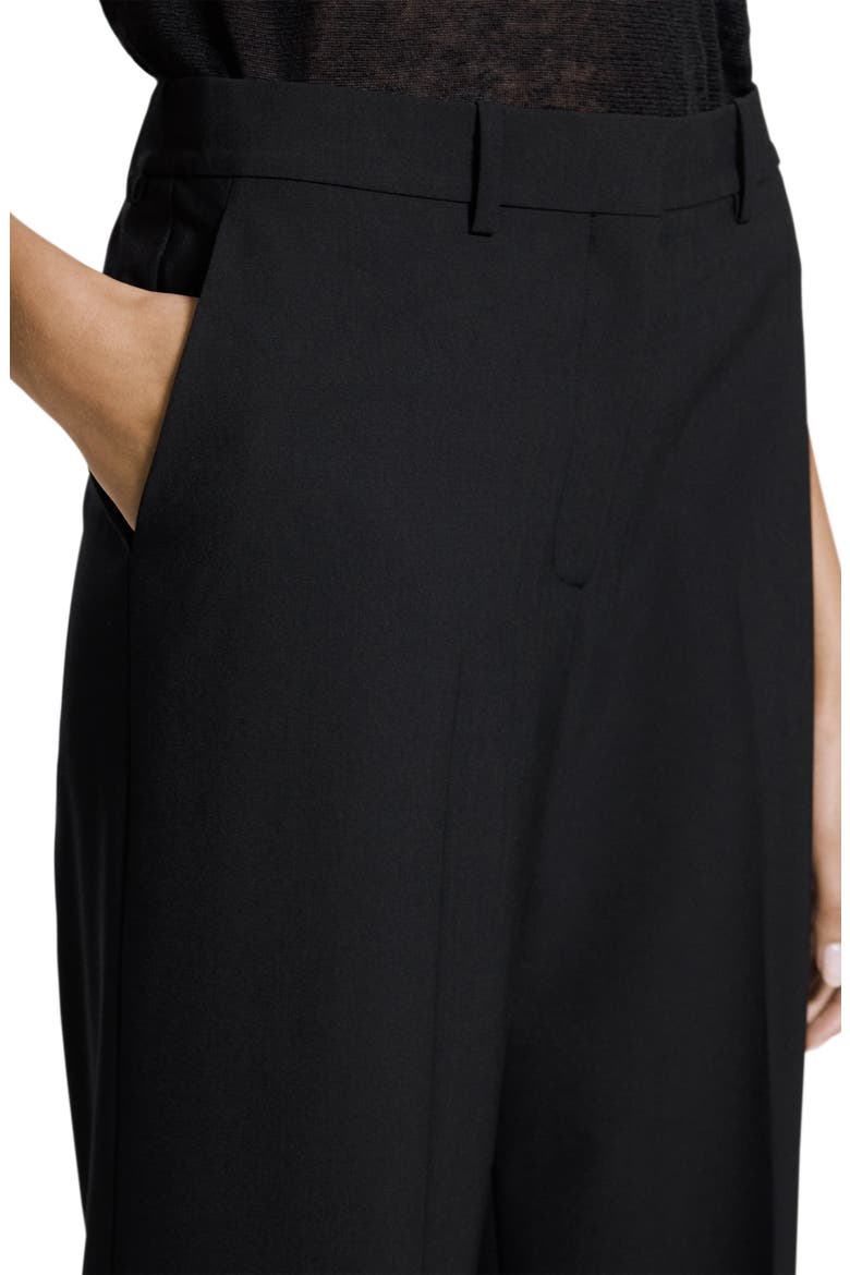 Stretch Wool Pants, Alternate, color, BLACK