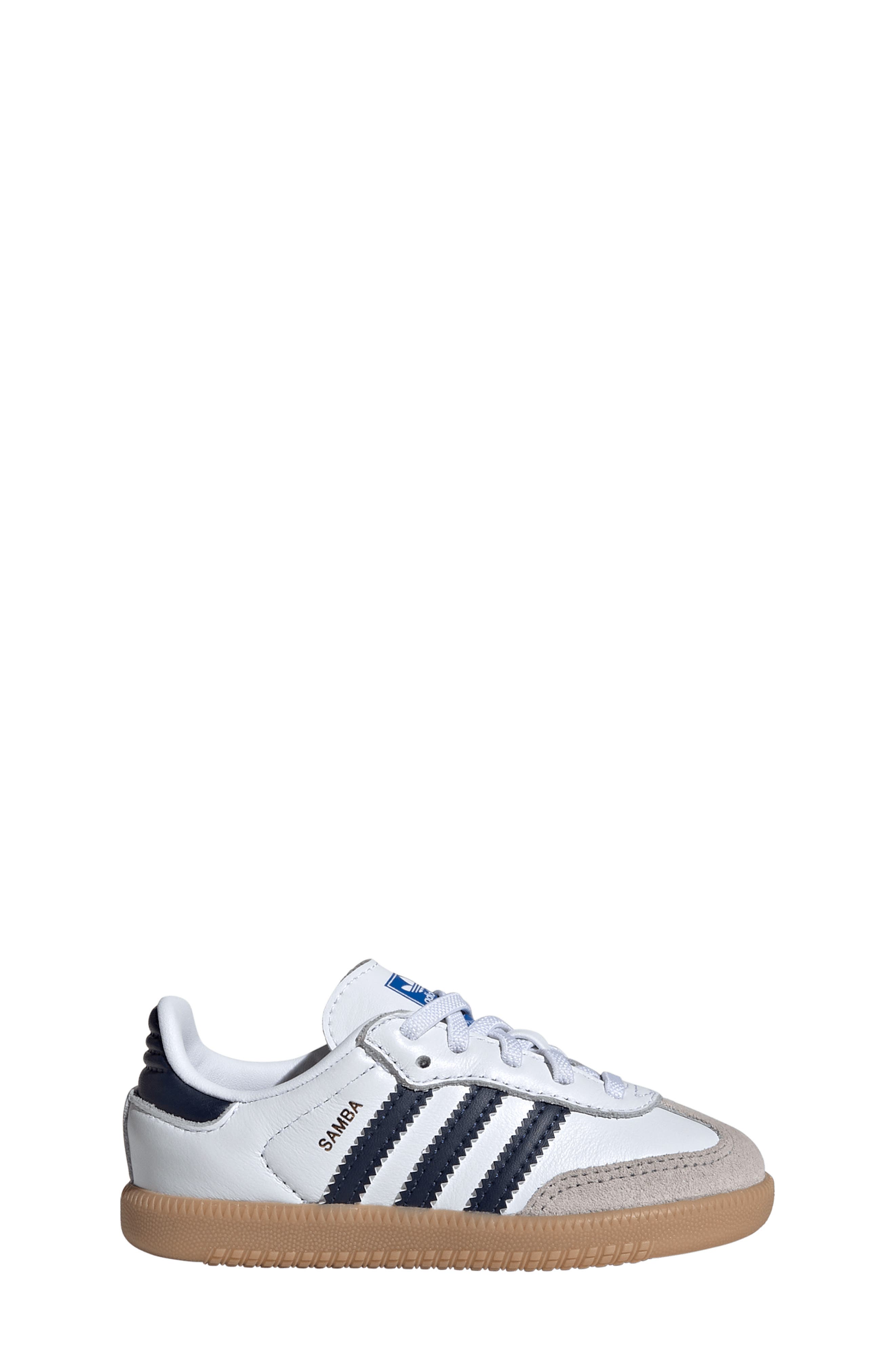 adidas Samba Sneaker, Alternate, color, White/ Indigo/ Gum