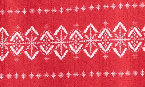 Pj Salvage Crazy For The Holidays Brushed Pointelle Sleep Tank In Red