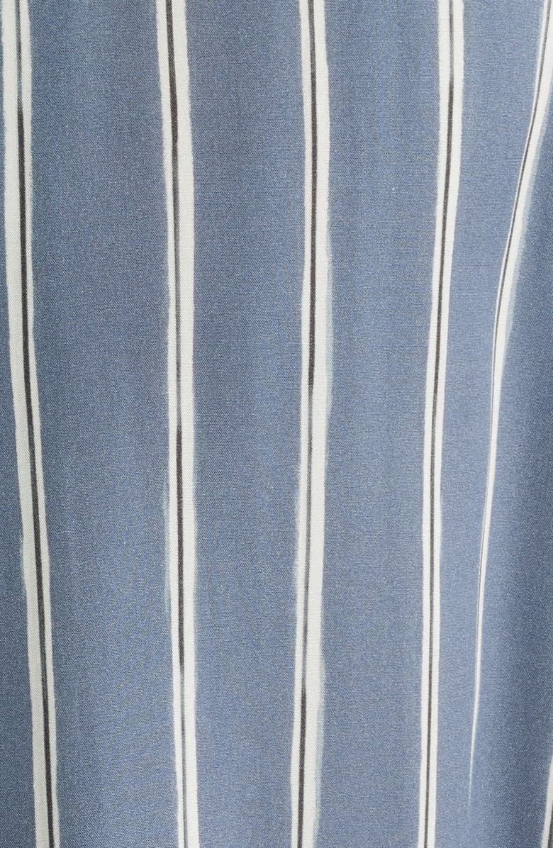 rag & bone Avery Viscose Camp Shirt, Alternate, color, Blue Stripe
