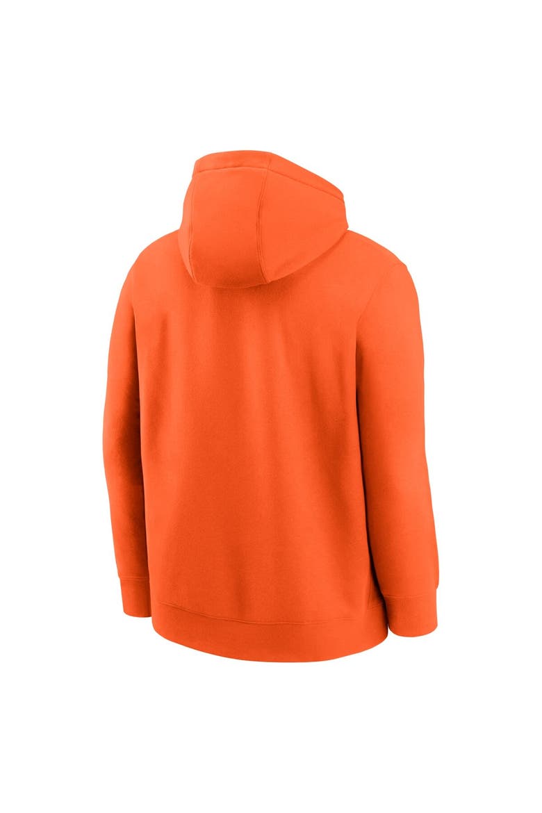Men's Nike Orange Cleveland Browns Best Season Rewind Club Pullover Hoodie, Alternate, color, Orange