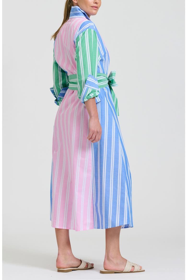Bijou Cotton Shirtdress, Alternate, color, STRIPE COMBO