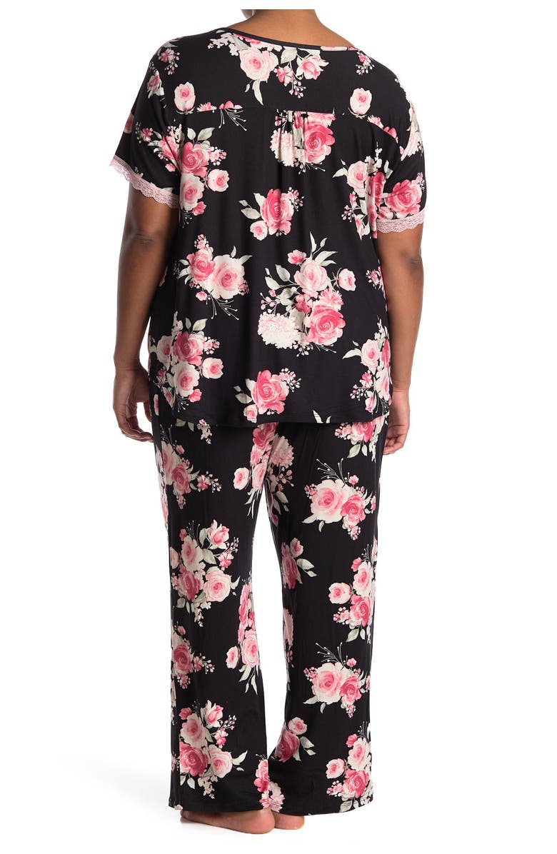 Flora By Flora Nikrooz Printed Pajama Set, Main, color, 