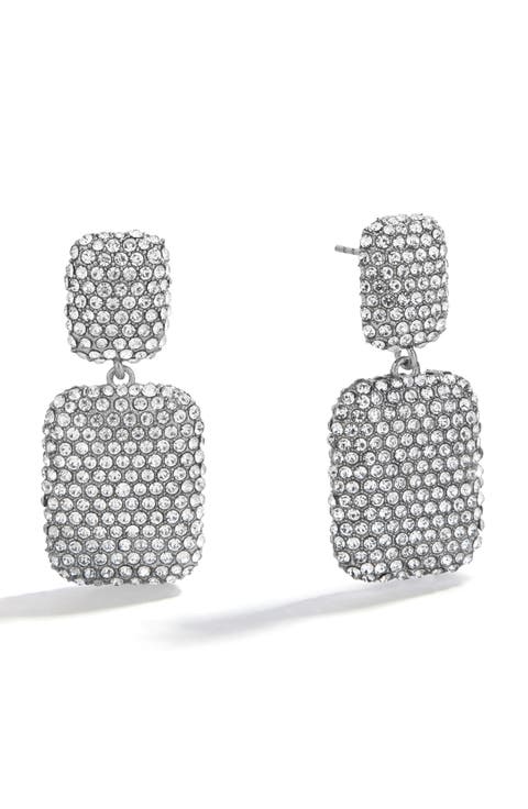 Gloria Pavé Drop Earrings