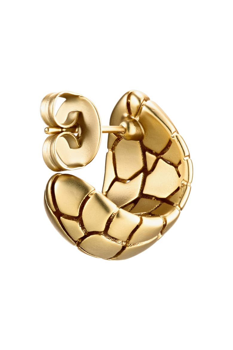 Byron Hoop Earrings, Alternate, color, GOLD