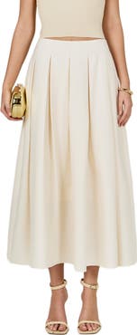 Endless Rose Pleated Midi Skirt