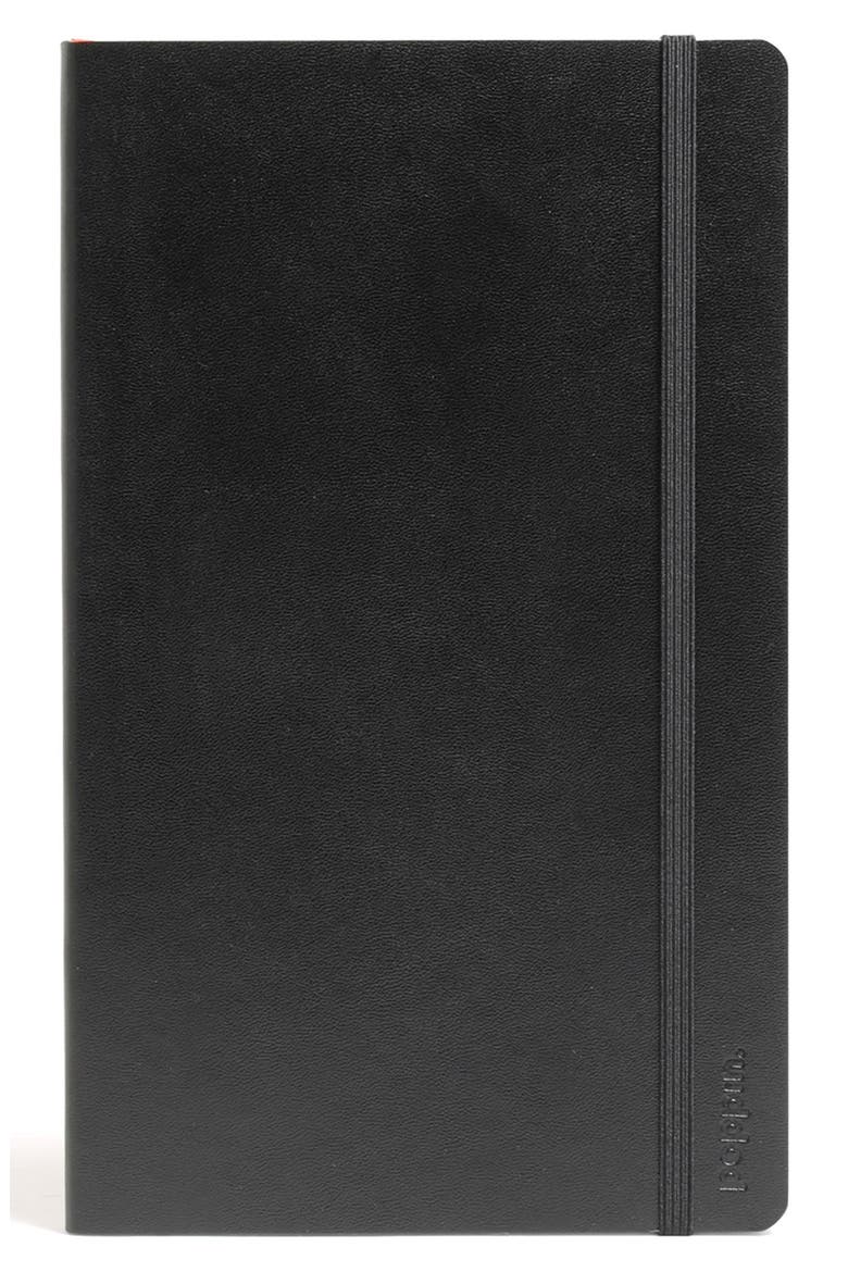 Soft Cover Notebook, Alternate, color, BLACK