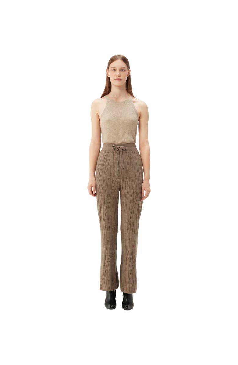 GOBI Mongolian Cashmere Organic Color Cashmere Flare Pants, Main, color, 