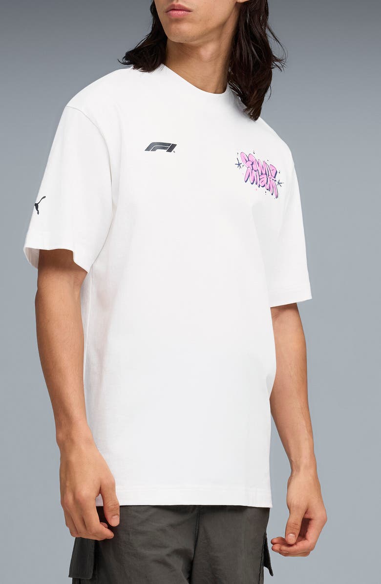 PUMA F1 Miami Go Wild Cotton Graphic T-Shirt, Alternate, color, 