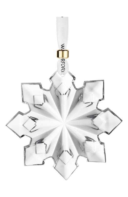 Waterford 2025 Annual Snowcrystal Tree Decoration In Silver