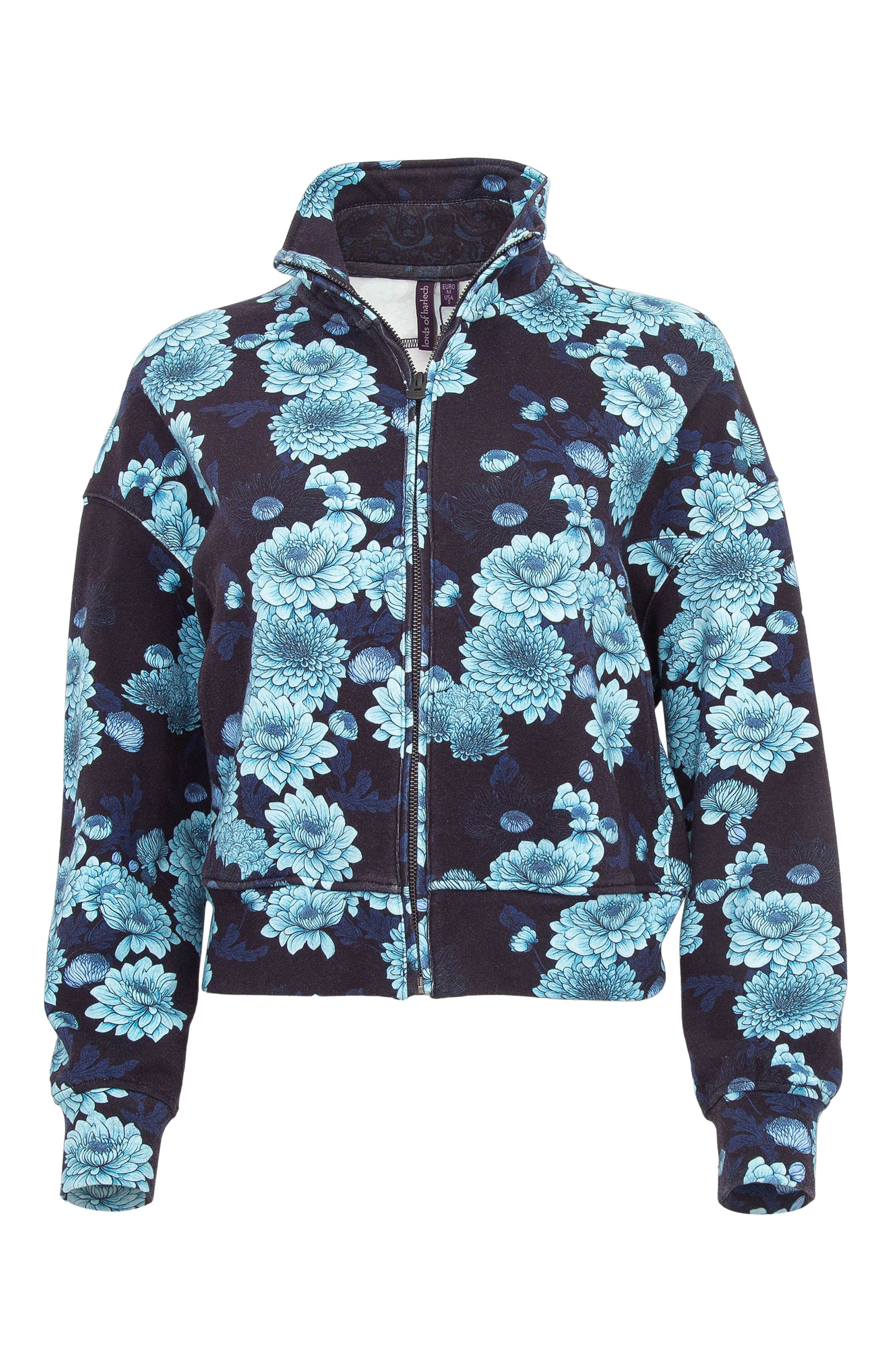Serious Floral Navy