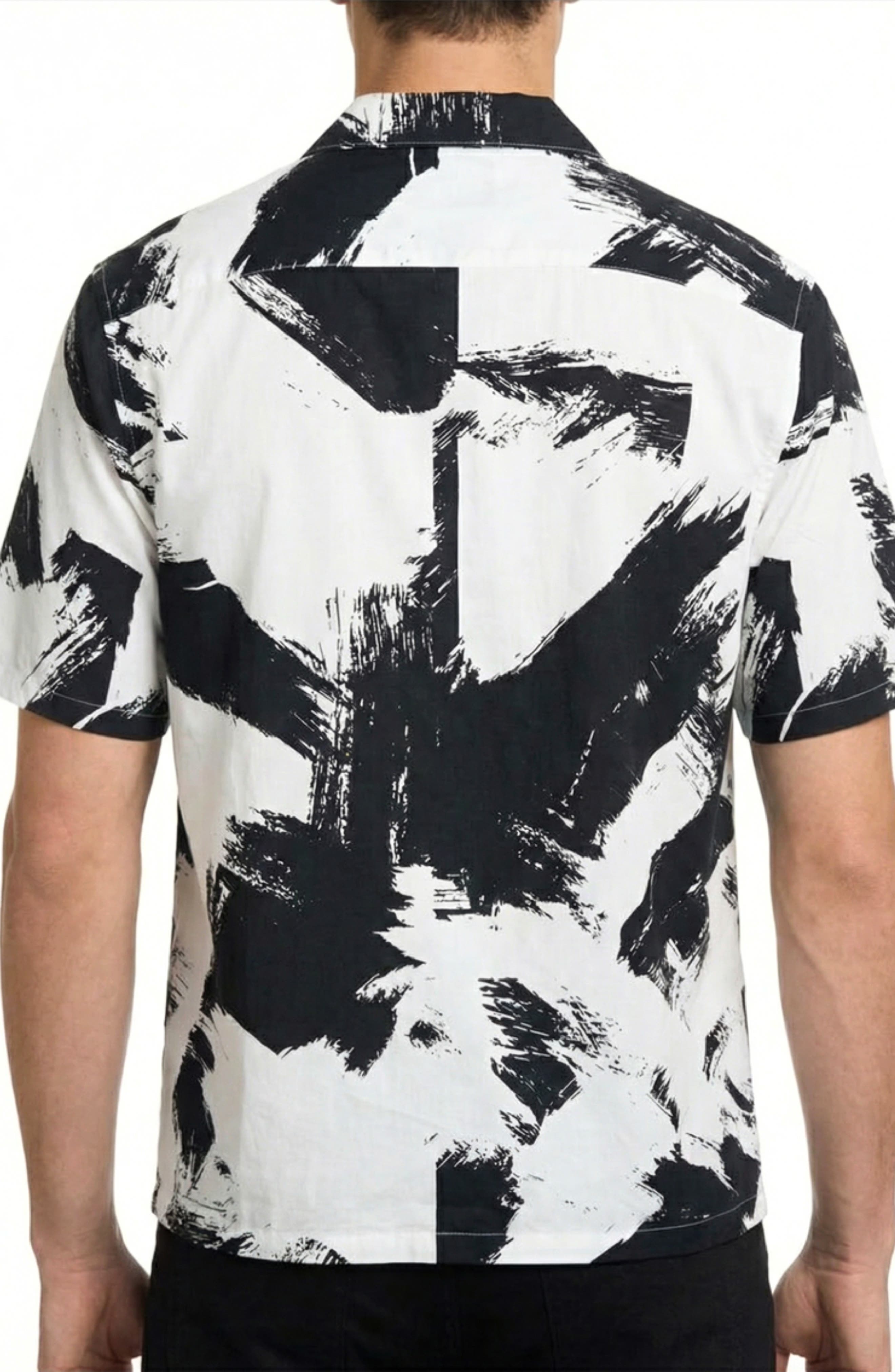 Abstract Print Camp Shirt - image 2
