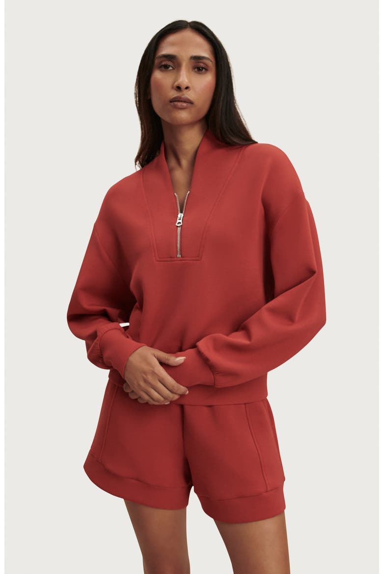Davidson Woven Sweatshirt, Alternate, color, BOSSA NOVA