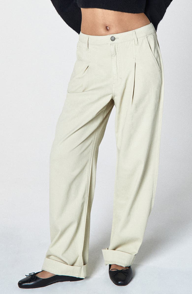 Unpublished Zoey High Waist Pleat Front Wide Leg Pants, Main, color, 