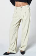 Unpublished Zoey High Waist Pleat Front Wide Leg Pants