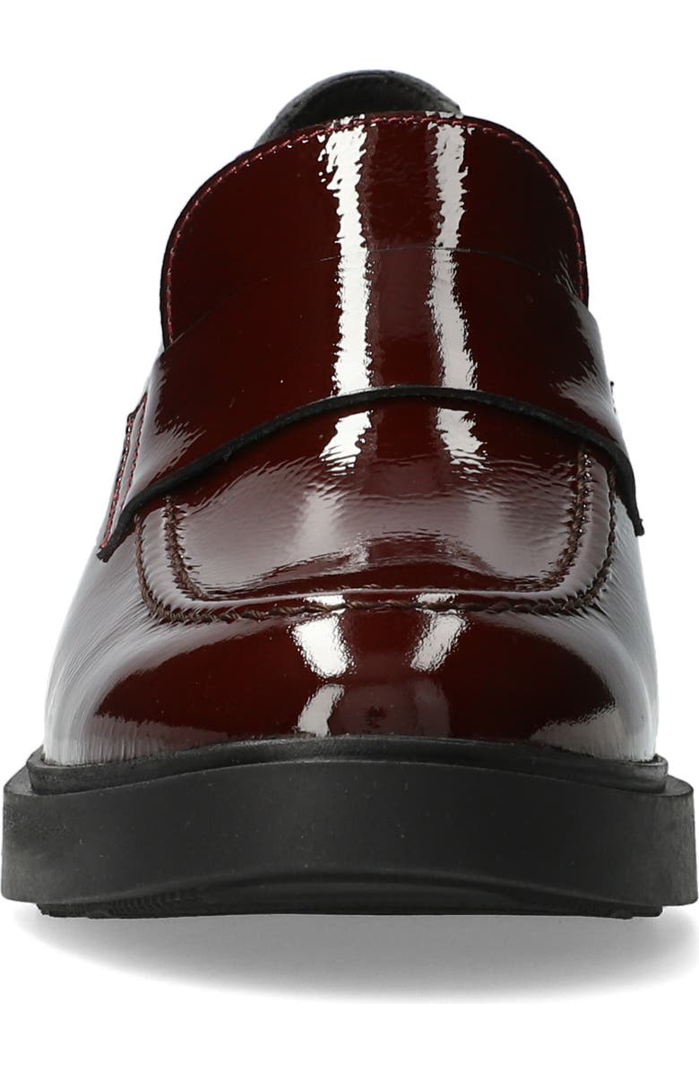 Mephisto Pamelia Patent Leather Loafer Pump, Alternate, color, Oxblood