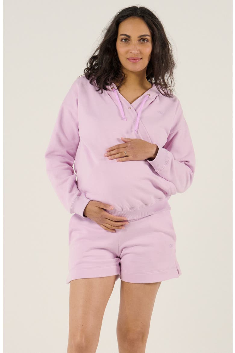 Maternity Shorts Coconut, Alternate, color, Lilac