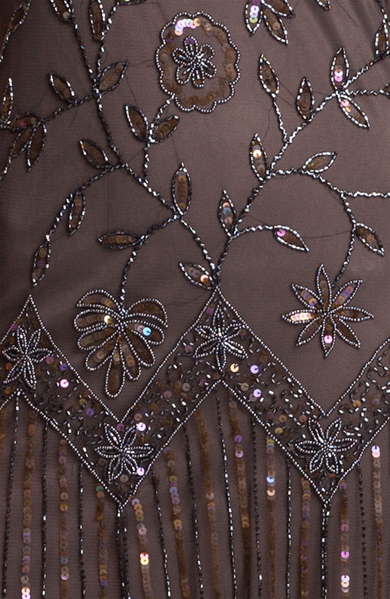 Pisarro Nights Beaded Tulle Gown, Alternate, color,