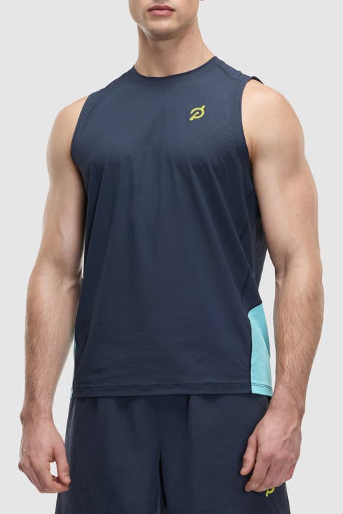 Peloton Grid Jacquard Colorblock Tank