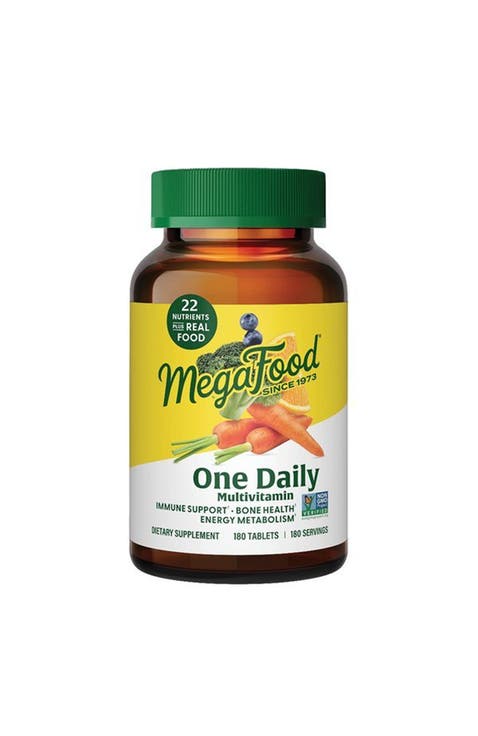 One Daily Multivitamin for Women and Men, Vegetarian, Non-GMO, 180 Tablets