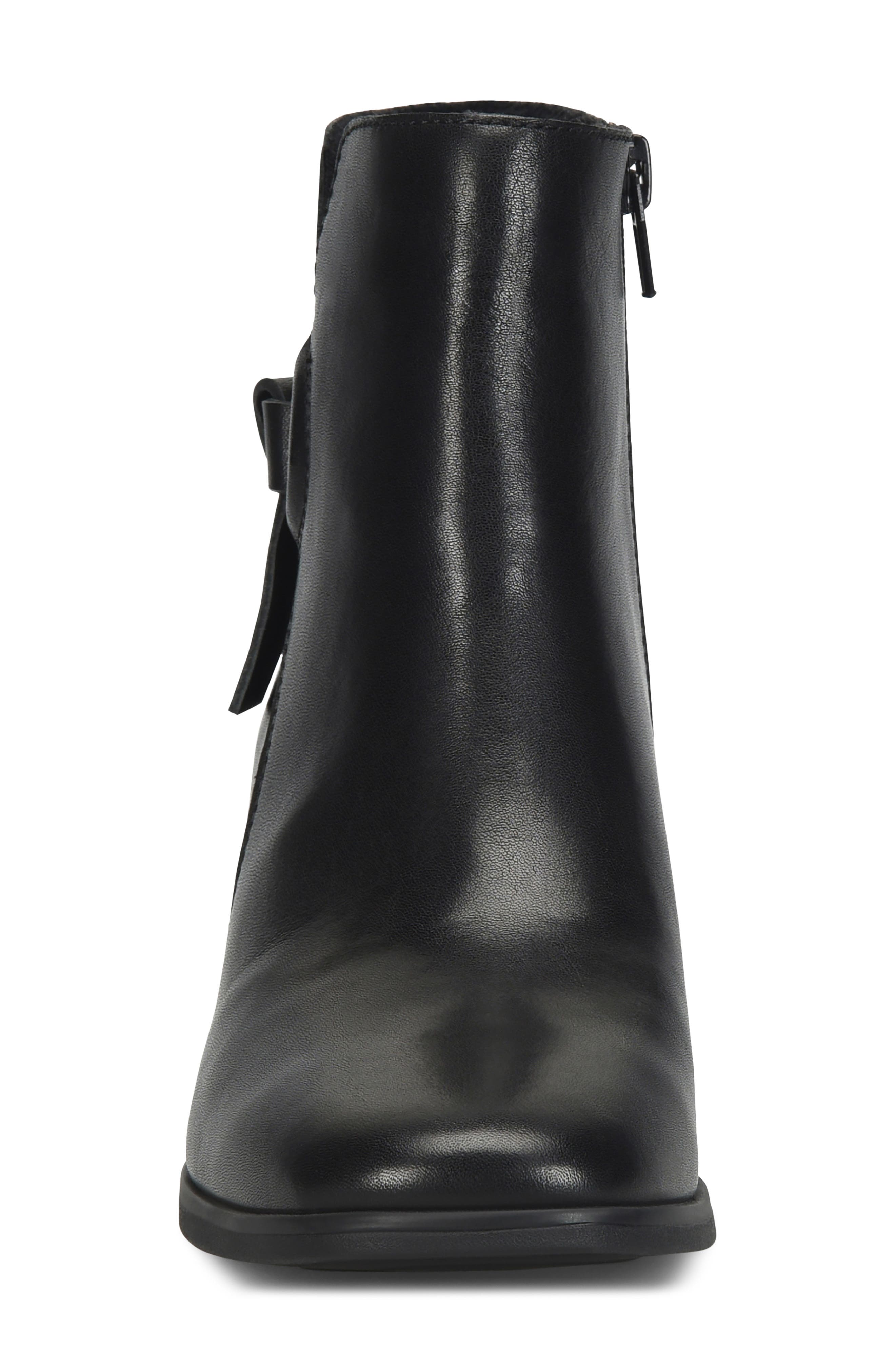 Livvy Bootie, Alternate, color, BLACK LEATHER
