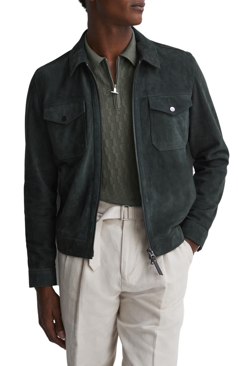 Reiss Ubud Textured Mosaic Quarter Zip Polo Sweater, Alternate, color,