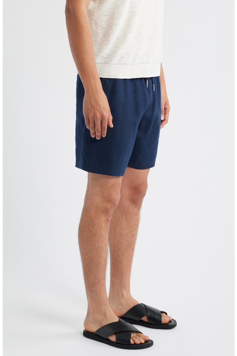 1454 Gregor Linen Drawstring Shorts, Alternate, color, NAVY BLUE