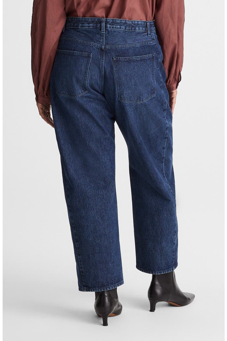 Pieced Barrel Jeans, Alternate, color, MCKINNEY WASH