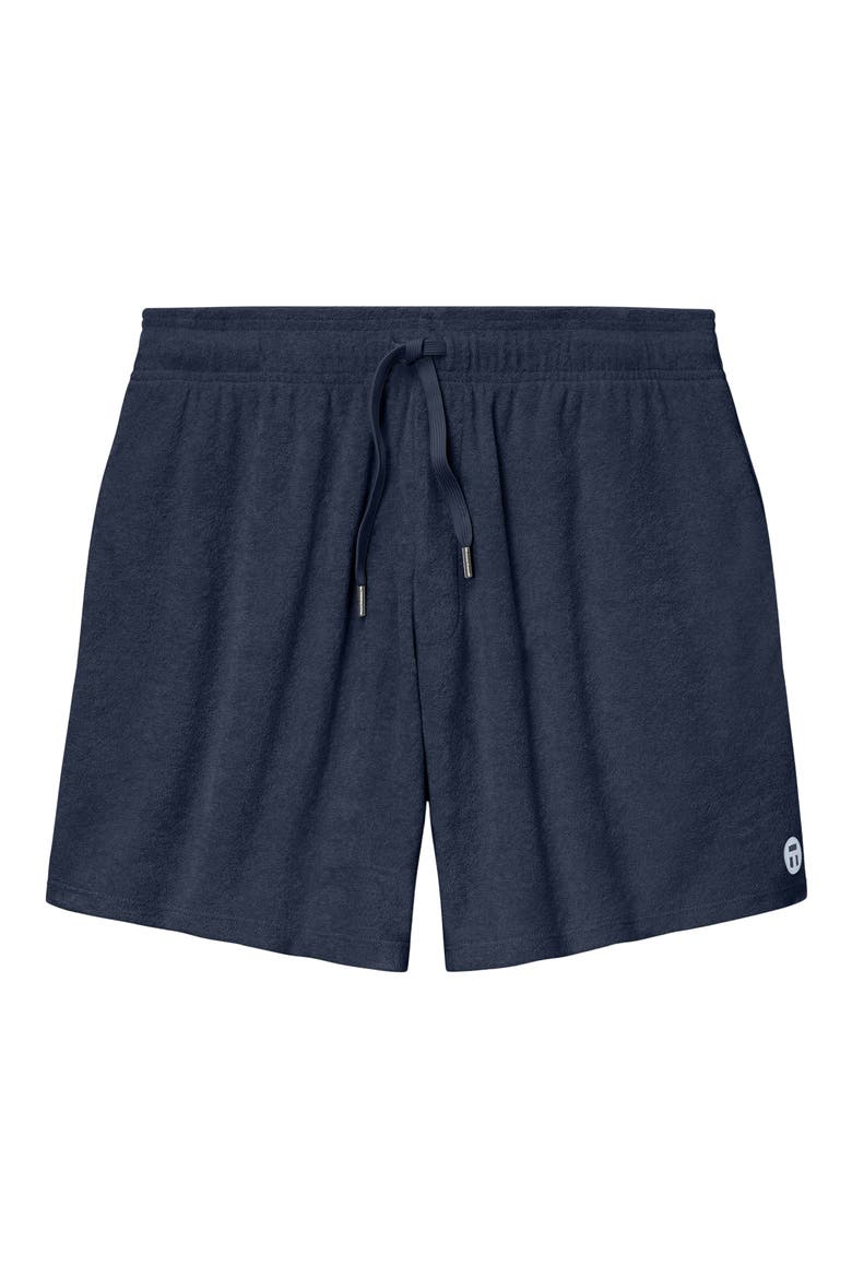 Cabana Terry Shorts, Alternate, color, DRESS BLUES