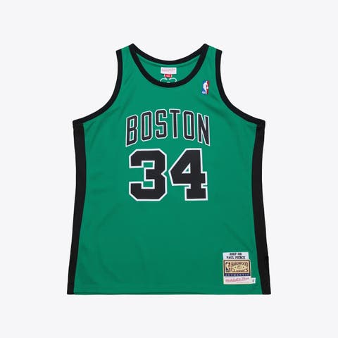 Men
s Mitchell 
Ness Paul Pierce Kelly Green Boston Celtics 2007-08 Hardwood Classics Authentic Jersey