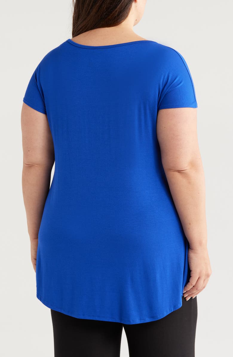 24seven Comfort Apparel High-Low Jersey T-Shirt, Alternate, color, 