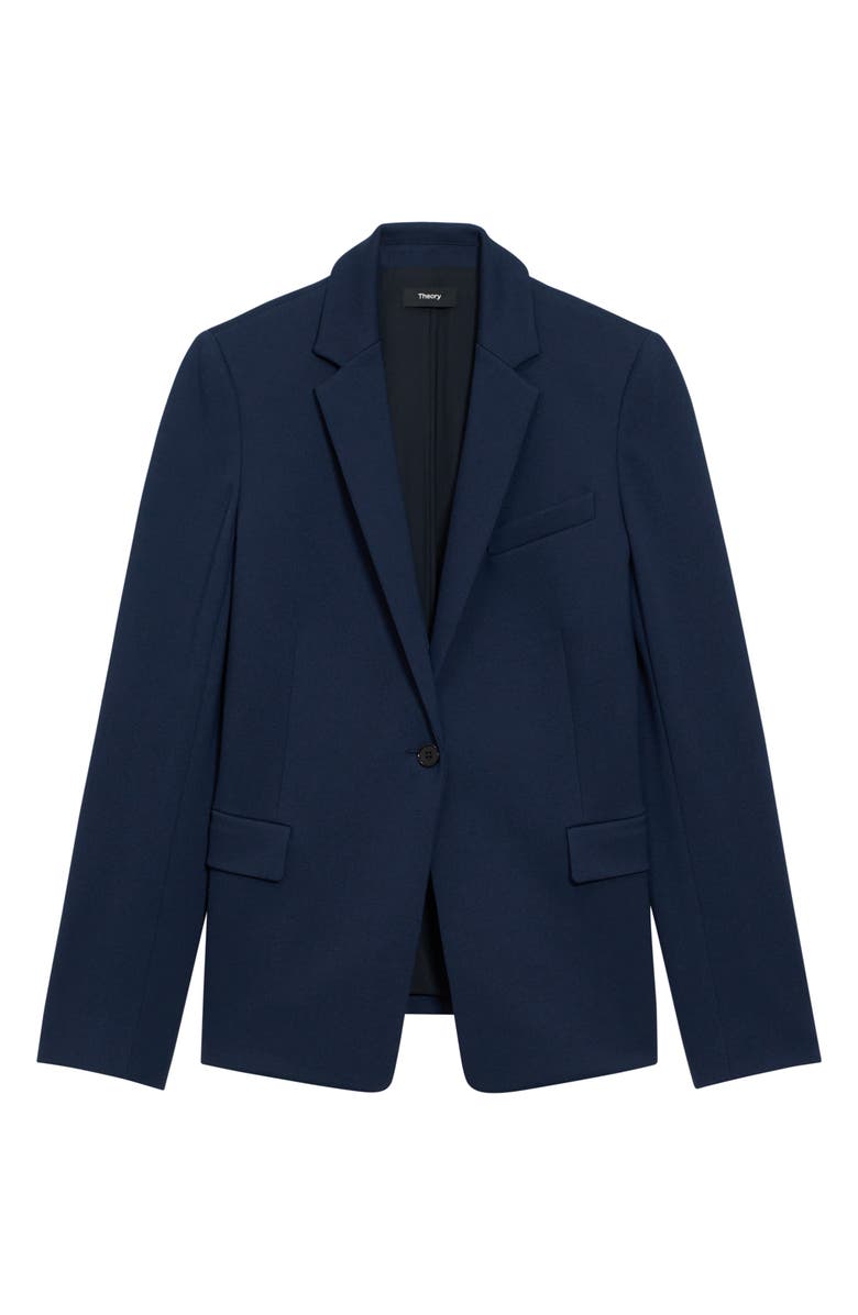 Theory One-Button Blazer, Alternate, color, Brght Navy