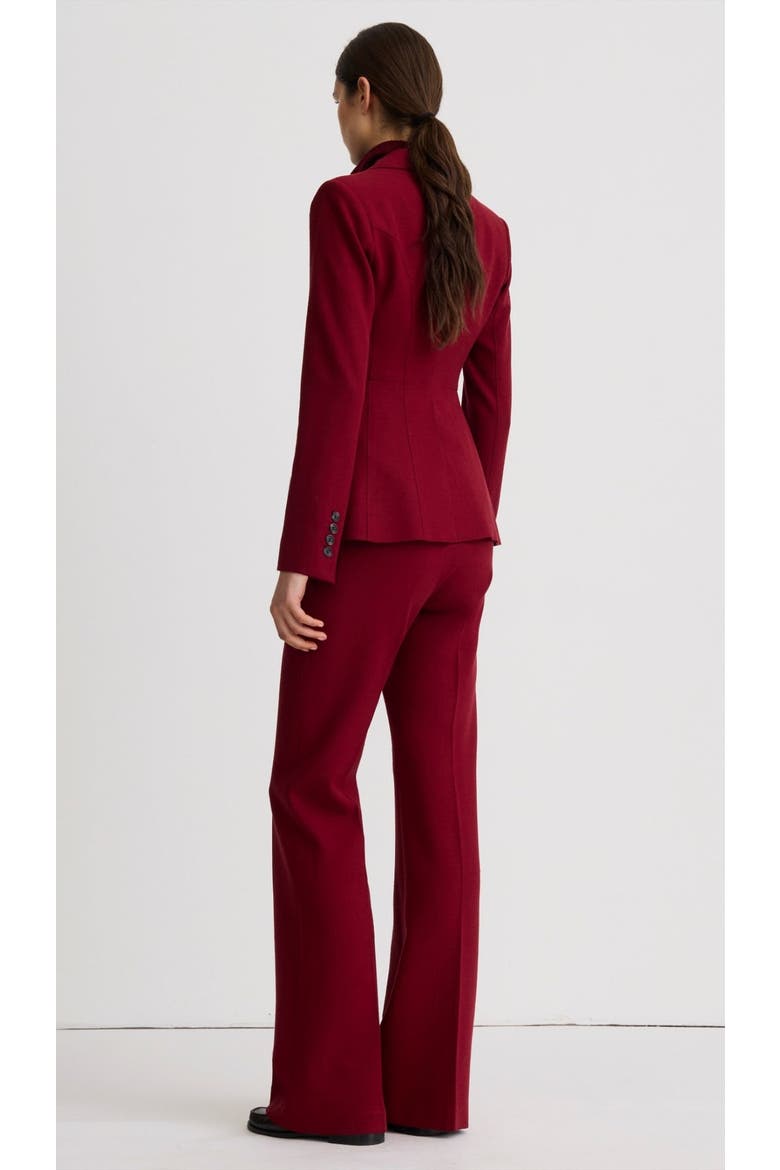 Seamed Blazer, Alternate, color, Garnet Fleck
